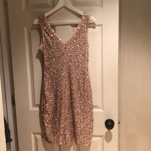 Gold sequin dress size S